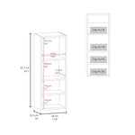 ZUN Milwaukee Medicine Cabinet, Two Shelves, Single Door Cabinet, Two Interior Shelves B128P148746