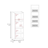 ZUN Milwaukee Medicine Cabinet, Two Shelves, Single Door Cabinet, Two Interior Shelves B128P148747