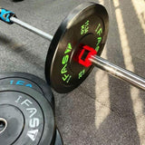 ZUN Weight Plates, Rubber Bumper Plates, 2 Inch Steel Insert 25lb Bundle Options Available for Home Gym 81271637