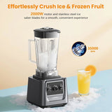 Blenders for Kitchen, 2000W Professional Grade High-Speed Countertop Blender with 68oz Pitcher & 75019525