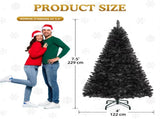 7.5ft Black Spruce Artificial Christmas Tree with 1258 Branch Tips 50646136