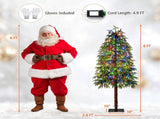 6ft Pre-Lit Cypress Style Christmas Tree 190 Color Changing LED 11 Modes Artificial Xmas Tree for 54305970
