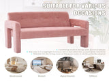 Nordic Modern Double Armchair Living Room & Bedroom Compact Upholstered Sofa Leisure Sofa 81826502