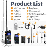 BAOFENG UV-5RH 10w GMRS Ham Radio with Long Range Walkie Talkies, Multifunctional Use, USB-C 30014787
