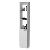 Brenda Linen Cabinet with 1 door, 3 open shelves B128P189936