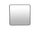 24 x 32 Inch Bathroom Mirror Black Aluminum Frame 74258517