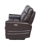 Sophisticated Motion Loveseat - Top-Grain Leather, Power Leg Rest, Power Articulating Headrest B081109571