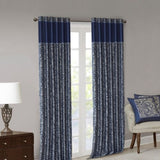 Jacquard Curtain Panel Pair B03598174
