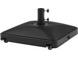 123lb Mobile Fillable Patio Umbrella Base, Black 09458017