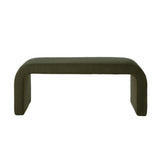 Set of 3 U-Shaped Modern Bench Teddy Ottoman Bench for Entryway, Bedroom End of Bed, Set of 3 Small W2186P282495
