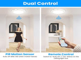 Magnetic USB Rechargeable Ceiling Light with PIR Motion Sensor, 3 Color Temperatures Stepless 71228729