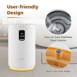 20L Hot Towel Warmer Bucket with LCD Display - Real-Time Temp/Time, 30/60/90-Min Heating 0.5-24H 04048620