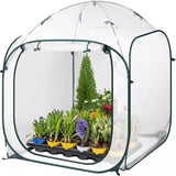49''x49''x63'' Mini Greenhouse w/ Detachable Base Wind Ropes 87288420