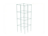 Tomato Cages 10 Pack 11.8 x 11.8 x 46.1 Inch Square Plant Support Cages Green PVC Coated Steel Heavy 73235854