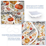 Pumpkin Autumn Leaves Design Quilt Set 3 Pieces Queen Size All Seasons Bedding Quilt Bed Set with 2 96849321