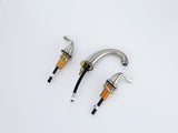 Bathroom Faucet For bathroom Sink With Two Handles And Supply Lines - BN B2724P501228