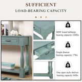 63inch Long Wood Console Table with 3 Drawers and 1 Bottom Shelf for Entryway Hallway Easy Assembly W1202114031