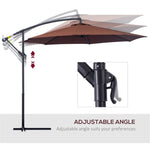 ZUN Outdoor beach umbrella/Patio Offset Umbrella （Prohibited by WalMart） 62086373