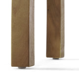 SELMA Acacia wood Accent Side Table in Natural Stained, Weather-Resistant Rectangular End Table for N770P248135N