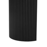 U_STYLE Curved Design Console Table with Unique Vertical Stripe Design ,Suitable for Living N711P205935B