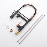 Commercial Kitchen Faucet with Pull Down Sprayer, Single Handle Single Lever Kitchen Sink Faucet W1932P149181