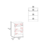 Pantry Organizer Cabinet 33" H, One Drawer, Two Interior Shelves, Two Doors B097P296809