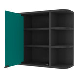 Valdez Medicine Cabinet With Six Shelves, Mirror Cabinet B128P148817