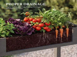 Bed - Cedar Planter with Non-Woven Liner, Bottom Drainage, 30-Inch Height, 34 x 18 x 30 in Sizes for 35369819