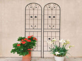 2 Pack Metal Garden Trellis 86.7" x 19.7" Rustproof Trellis for Climbing Plants Outdoor Flower 49809583