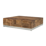Luxvil Premium Solid Wood Coffee with Storage B024P156852