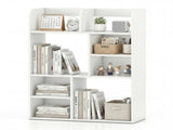 23.5931.5 Inch Vertical Desktop Storage Shelf Sturdy MDF Desk Hutch for Books Decor 35760655