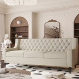 78.75'' 3-Seater Sofa, Button Tufted Backrest with Comfy Cushion, Mid Century Modern Couches for W680P188556