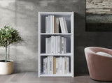 Classic 3-Cube Open Shelf Wood Bookcase, White 71920109