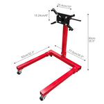 ZUN Engine Stand 1250LBS Capacity, 360 Degree Rotating Engine Run Stand with 4-Casters, Heavy Duty W2913P208046