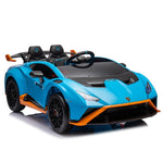 ZUN Lamborghini Huracan Sto 24V Kids Electric Ride-On Drift Car: Speeds 1.86-5.59 MPH, Ages 3-8, Foam W1578P210769