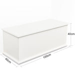 ZUN Storage Chest Trunk, Lift Top Wood Box for Entryway Bench Organizer Home Furniture, White W1806104457