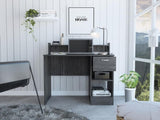 Charlotte Computer Desk with 2 Storage Shelves and Drawer B128P148895