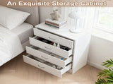 Modern Simple 4-Drawer Dresser White 02500867