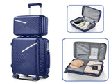 Luggage Sets 4 Piece, Expandable Lightweight Suitcase with 4 Double 360 Degrees Mute 10991167