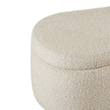 Boucle Flip Top Storage Bench B035P262675