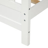 Wood Platform Bed with Headboard and Footboard, Full WF192974AAK