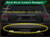 New Rear Lower Bumper Cover Fit For 2011-2013 Toyota Highlander TO1115102 78253026