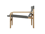 Detachable and Washable Oak Accent Chair Wide Armrest Mid-Century Lounge Chair Linen Fabric Armchair W2336P251806