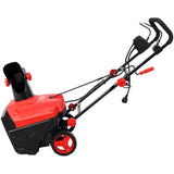 20inch Corded Electric Snow Thrower with LED,120V/60HZ,15 Amp Motor,30FT Throwing Distance W465P311044