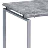 Grey and Silver Occasional Set with Trestle Base B062P185644