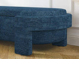 Linen Fabric Upholstered Bench with Large Storage Space for the Living Room, Entryway and W487P271397