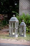 Wooden Candle Lantern Decorative, Hurricane Lantern Holder Decor for Indoor Outdoor, Home Garden W2078131629