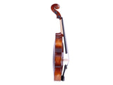 GV201 4/4 Classic Solid Wood Violin Case Bow Violin Strings Rosin Shoulder 23481040