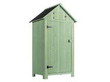 Fir wood Arrow Shed with Single Door Wooden Garden Shed Wooden Lockers 52354080
