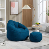Bedding Bean Bag Sofa Chair High Pressure Foam Bean Bag Chair Adult Material with Padded Foam W1996130769